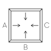 Asymmetric Inward Direction